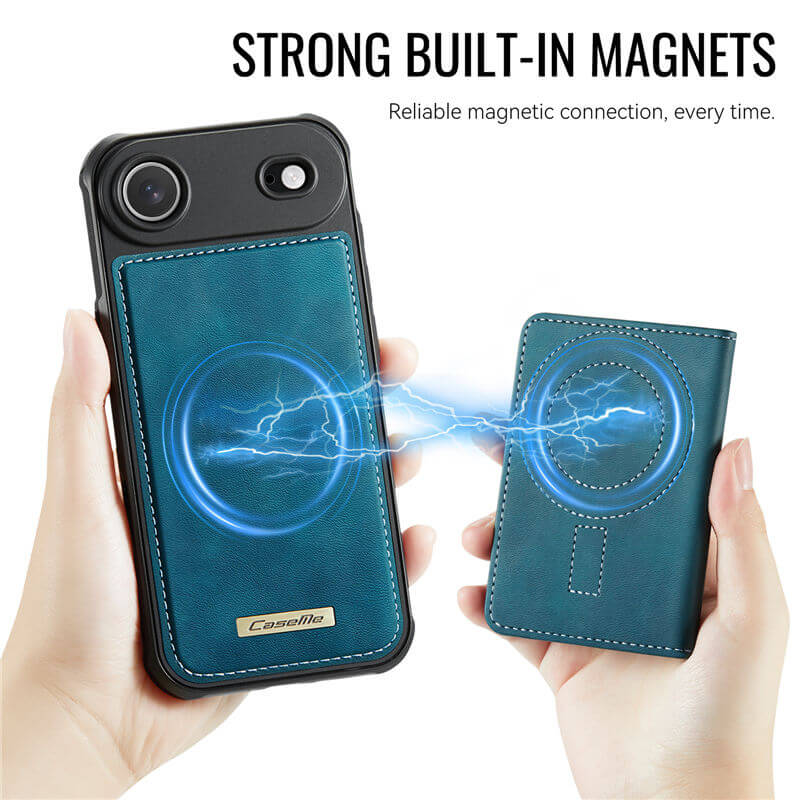 CaseMe iPhone Air 2025 2-in-1 Magnetic Wallet Case with RFID Blocking