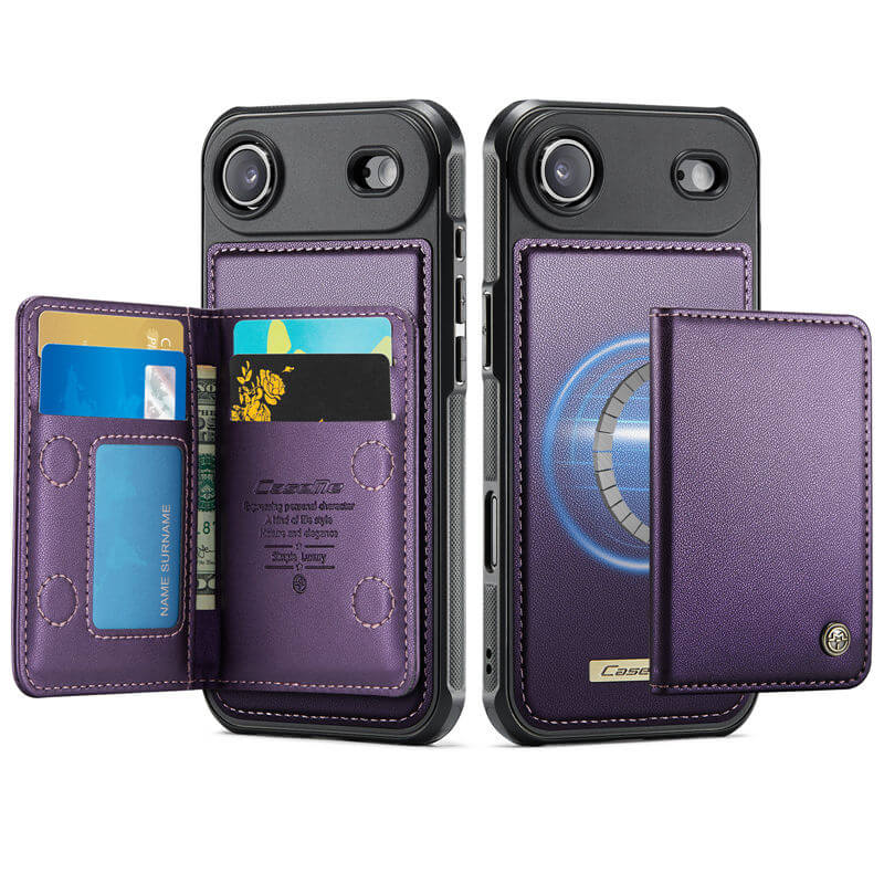 CaseMe iPhone Air 2025 2-in-1 Magnetic Wallet Case with RFID Blocking