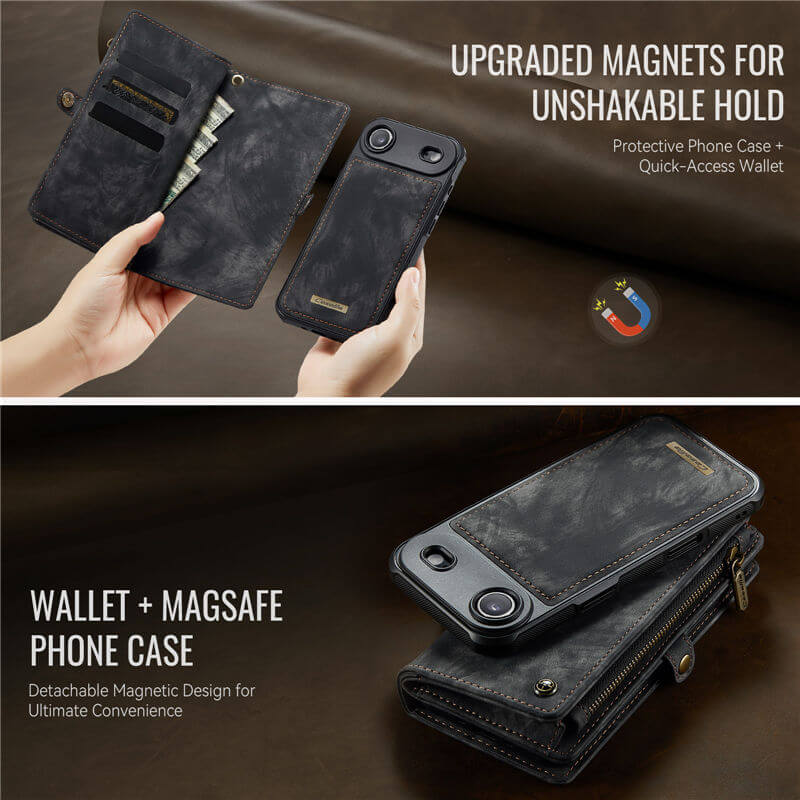 CaseMe iPhone Air 2-in-1 Magnetic RFID Wallet Case