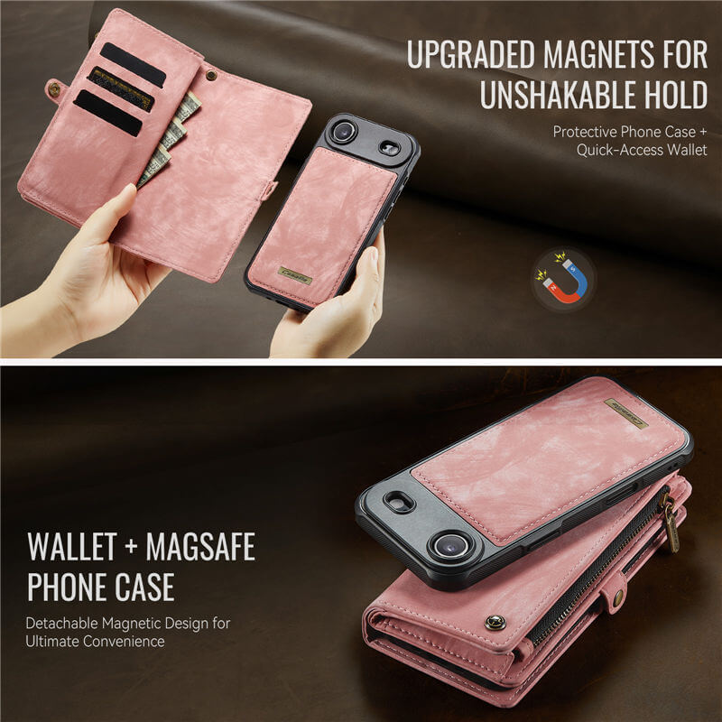 CaseMe iPhone Air 2-in-1 Magnetic RFID Wallet Case