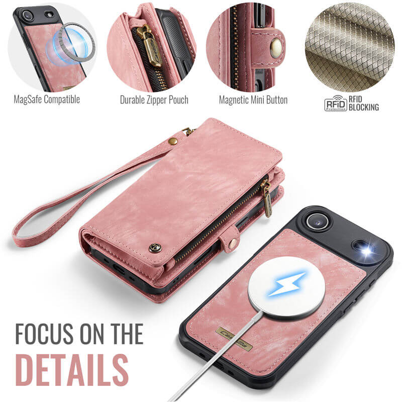 CaseMe iPhone Air 2-in-1 Magnetic RFID Wallet Case