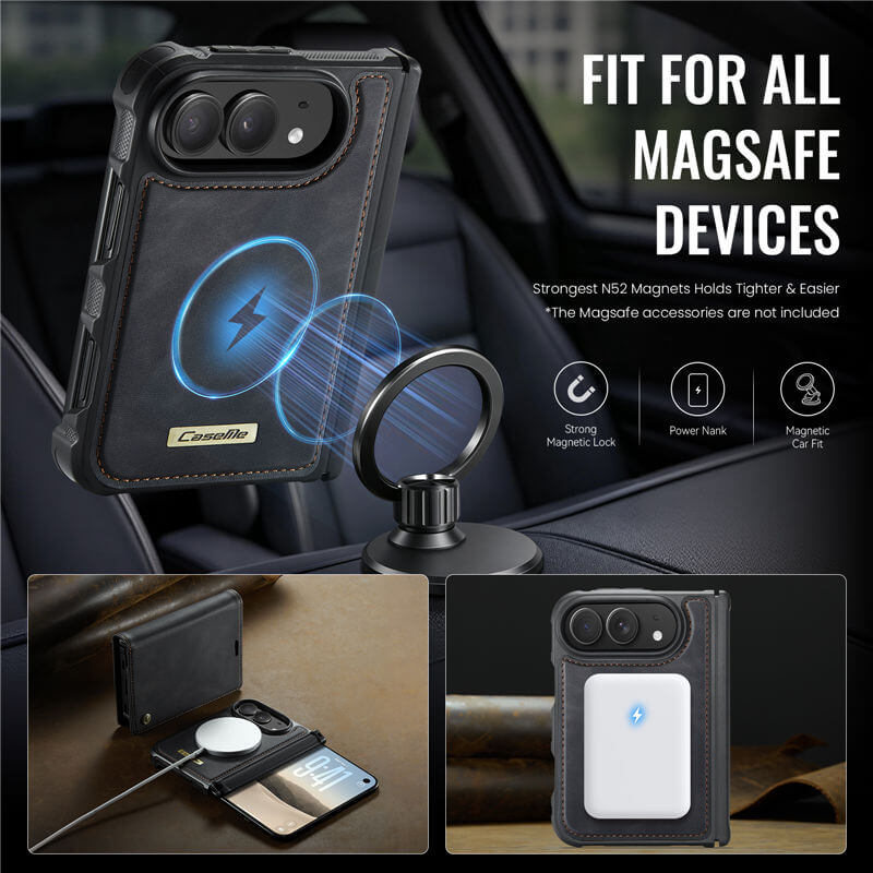 CaseMe iPhone Duo Wallet Case
