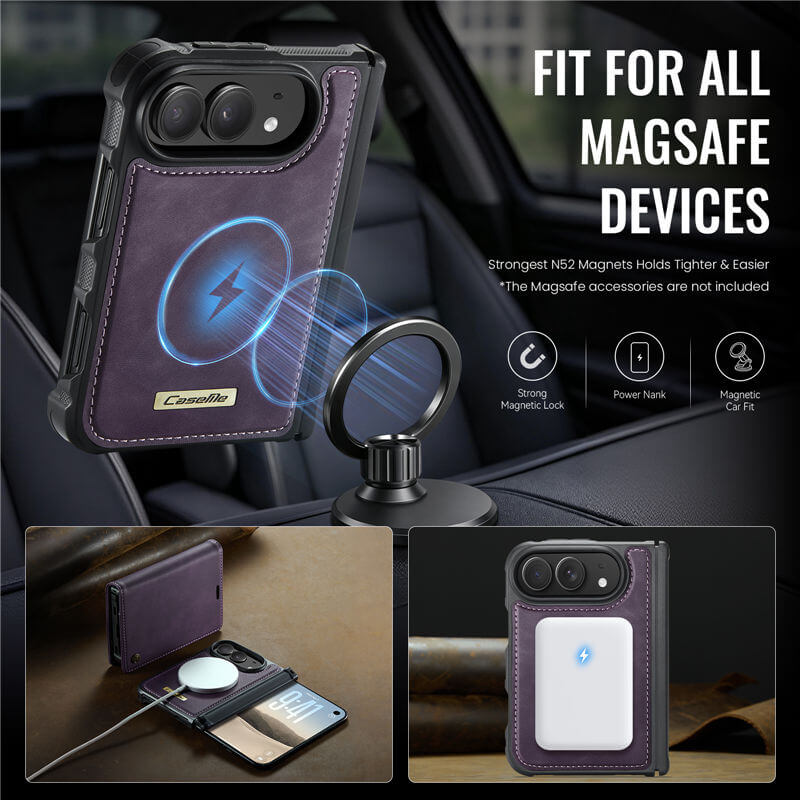 CaseMe iPhone Duo Wallet Case