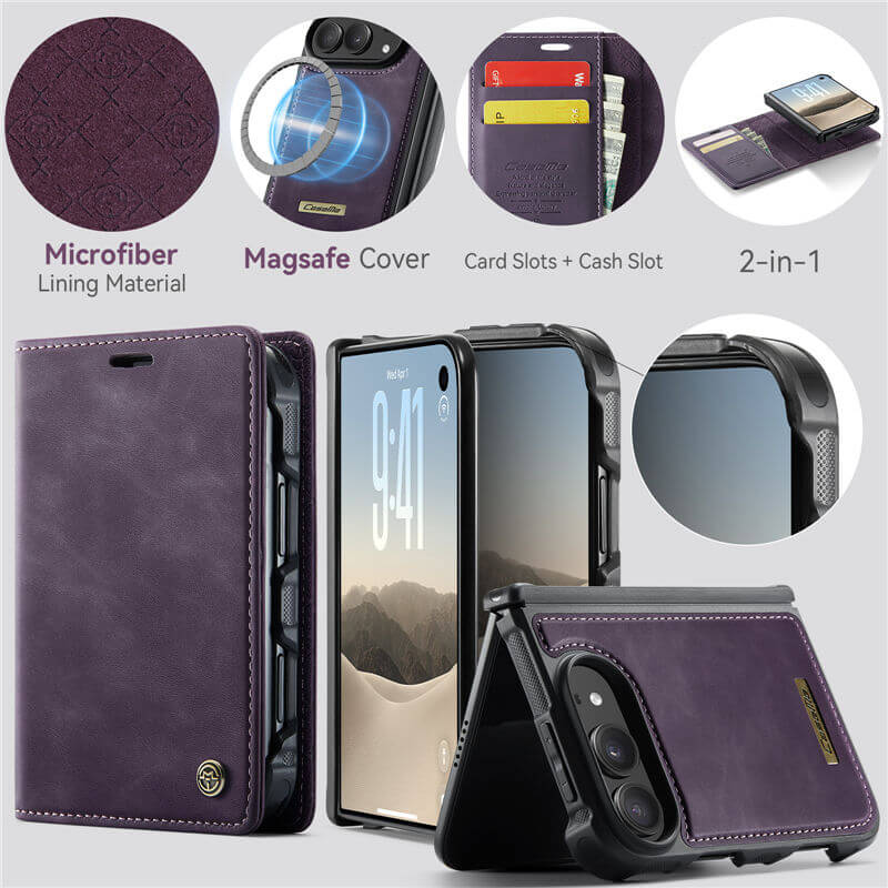 CaseMe iPhone Duo Wallet Case