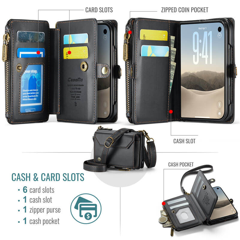 CaseMe iPhone Duo Wallet Case