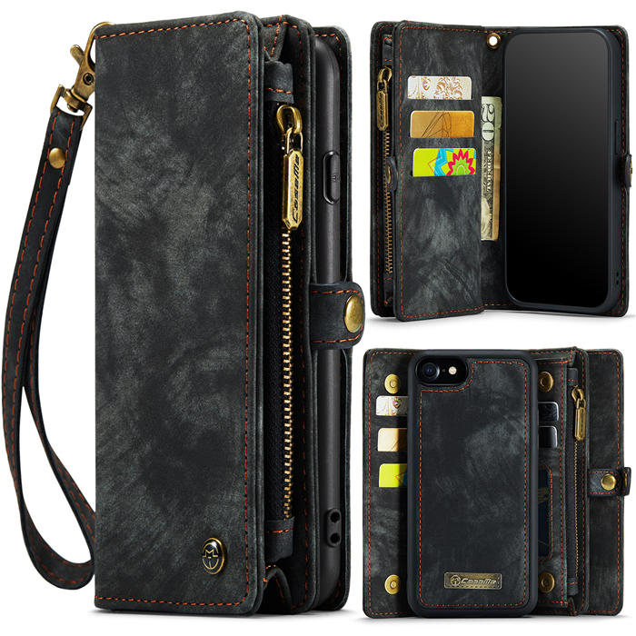 CaseMe iPhone 8 Wallet Case with Wrist Strap