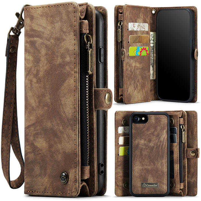 CaseMe iPhone 7 Wallet Case with Wrist Strap