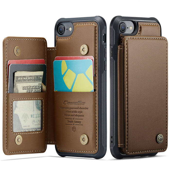 CaseMe iPhone 7/8/SE 2020/SE 2022 RFID Blocking Card Holder Case