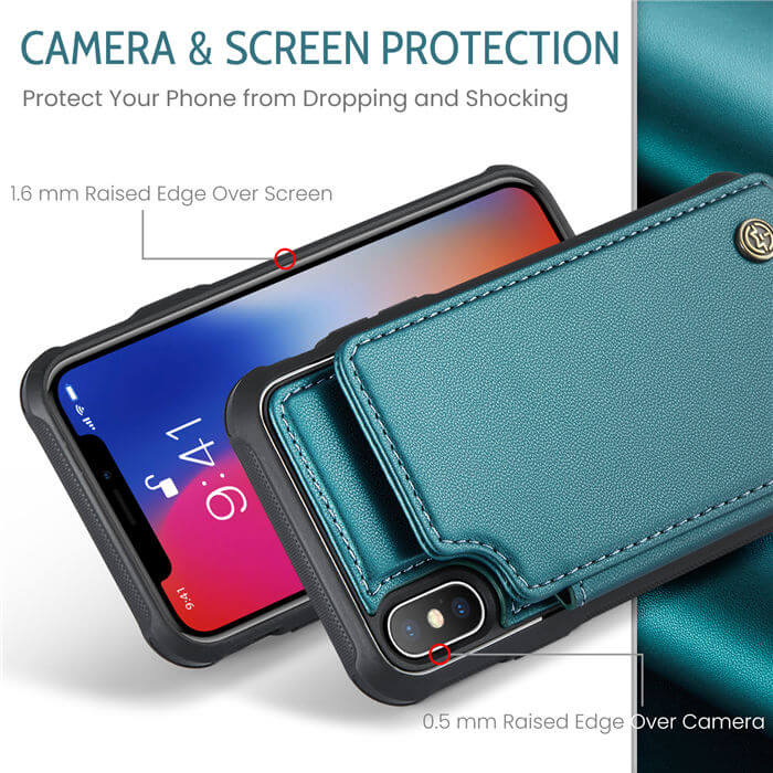 CaseMe iPhone X/XS RFID Blocking Card Holder Case