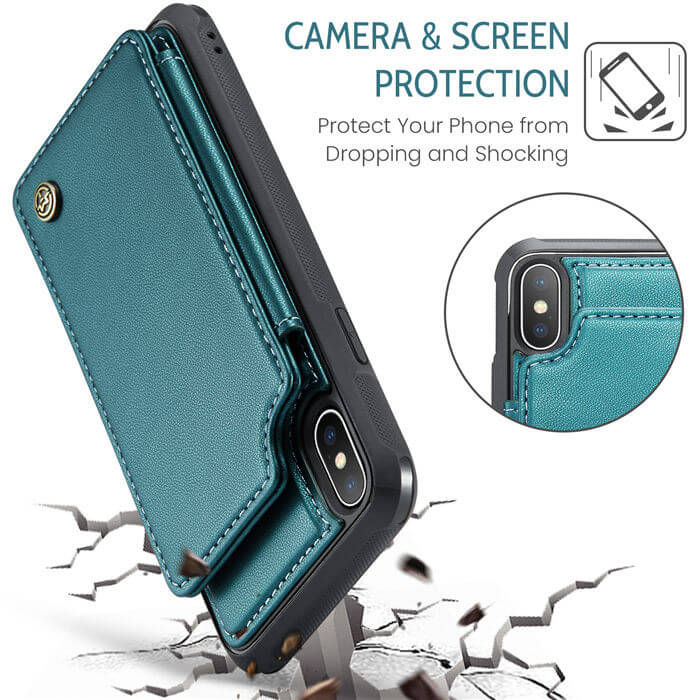 CaseMe iPhone X/XS RFID Blocking Card Holder Case