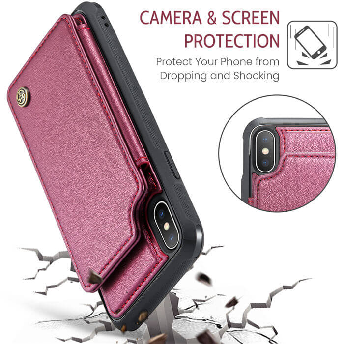 CaseMe iPhone X/XS RFID Blocking Card Holder Case