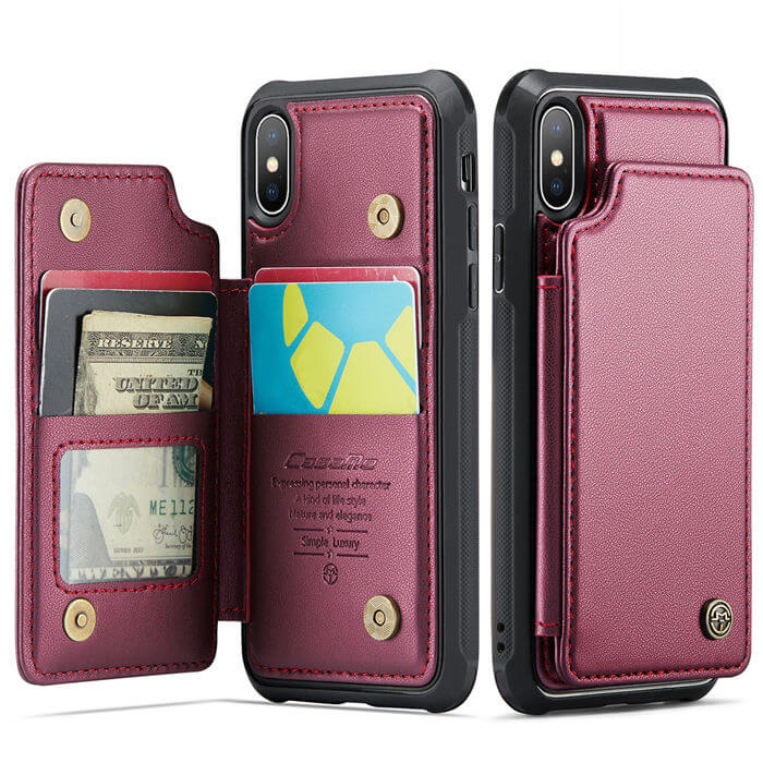 CaseMe iPhone X/XS RFID Blocking Card Holder Case