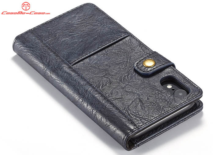CaseMe iPhone XR Retro Card Slots Wallet Leather Case