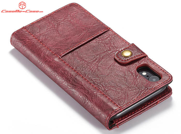 CaseMe iPhone XR Retro Card Slots Wallet Leather Case