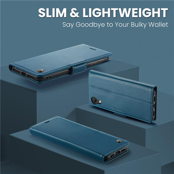 CaseMe iPhone XR Wallet RFID Blocking Magnetic Buckle Case