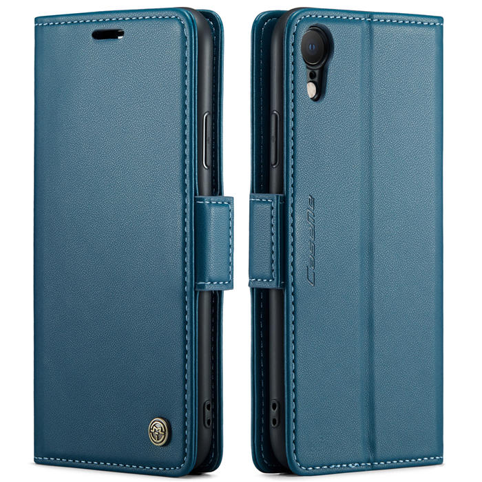 CaseMe iPhone XR Wallet RFID Blocking Magnetic Buckle Case