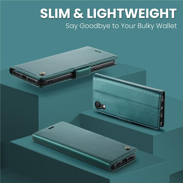 CaseMe iPhone XR Wallet RFID Blocking Magnetic Buckle Case
