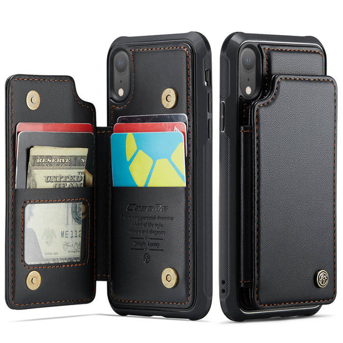CaseMe iPhone XR RFID Blocking Card Holder Case