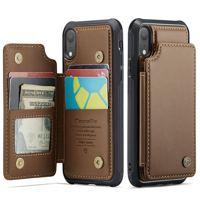 CaseMe iPhone XR RFID Blocking Card Holder Case