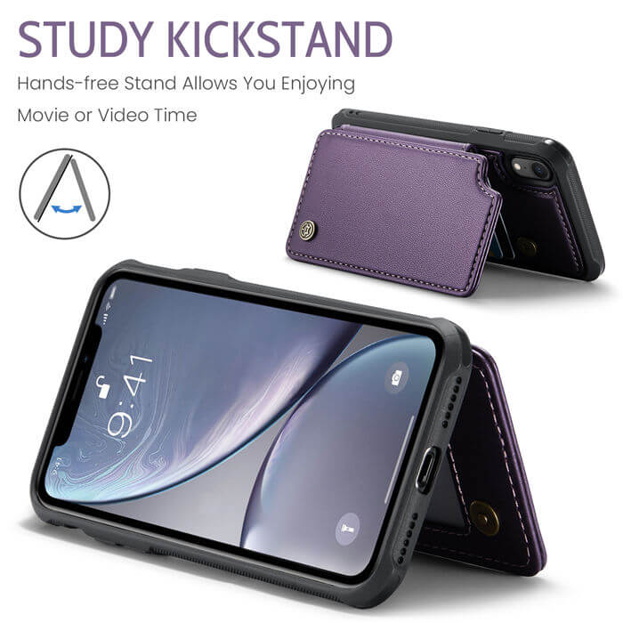 CaseMe iPhone XR RFID Blocking Card Holder Case