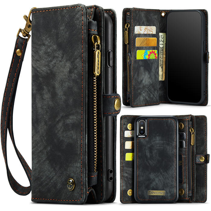 CaseMe iPhone XS Max Wallet Case with Wrist Strap