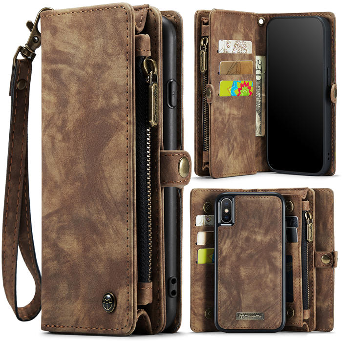 CaseMe iPhone XS Max Wallet Case with Wrist Strap