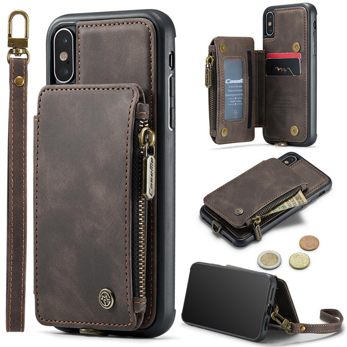 iPhone XS Max Wallet Case Pocket Pouch Credit Card Holder Fabric-Backe –  CoverON Case